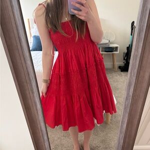 Pinch Red Midi Dress
